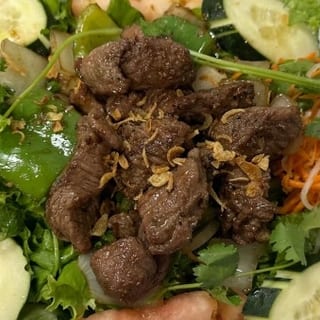 Pan Fried Filet Mignon Vermicelli