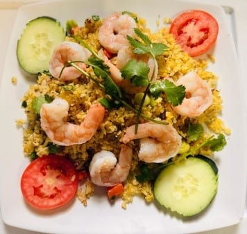 Com Shrimp Fried Rice.