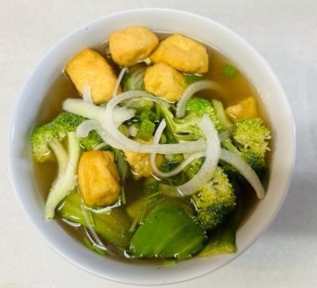 Pho Veggie Beef Soup.