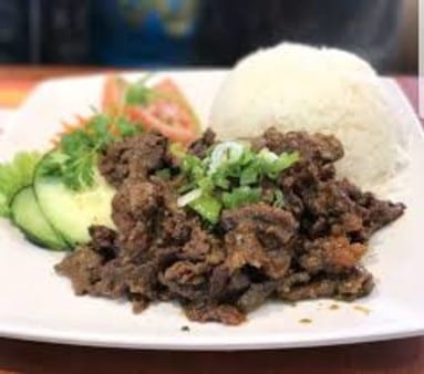 Grilled Beef with Rice.