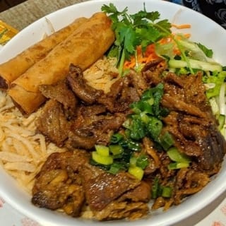 Bun Shredded Pork, Grilled Pork, Egg Rolls