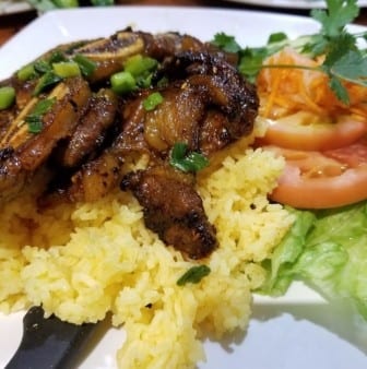 Teriyaki Beef Short Rib with Butter Rice.
