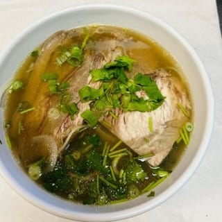 Pho with Well Done Steak & Flank