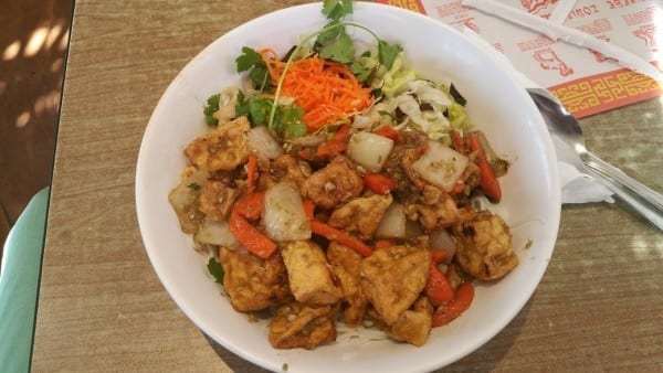 Vermicelli Stir-Fried Veg and Tofu.