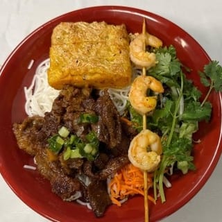 Pork, Shrimp, Shrimp in Tofu Skin Vermicelli