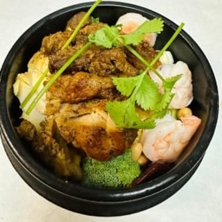 Clay Pot Rice with Chicken, Pork, or Shrimp