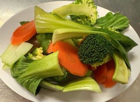 Side Steamed Vegetables.