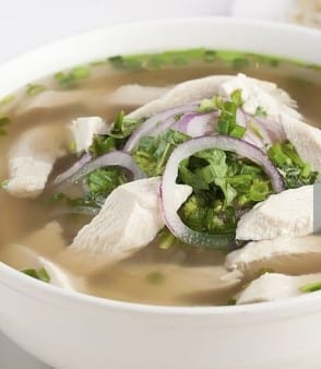 Pho with Chicken or White Meat.