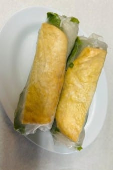 Tofu Spring Rolls.