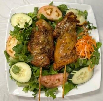 Salad Grilled Pork or Chicken.